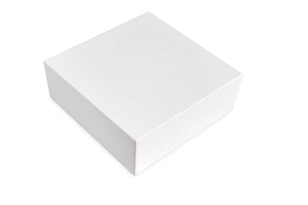 istock white gift box on white background, White box lid mockup, solated blank open cardboard paper box 1352499892