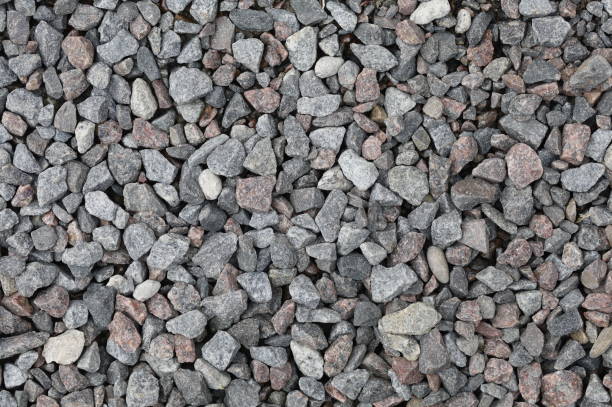 istock Lots of gray rubble. Gray background or texture 1352511712