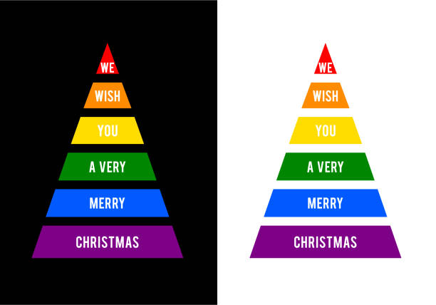 istock Rainbow Christmas tree, LGBT pride, gay, LGBTQ, vector Xmas card 1352515525