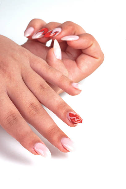 istock a young women hands with manicure 1352520001