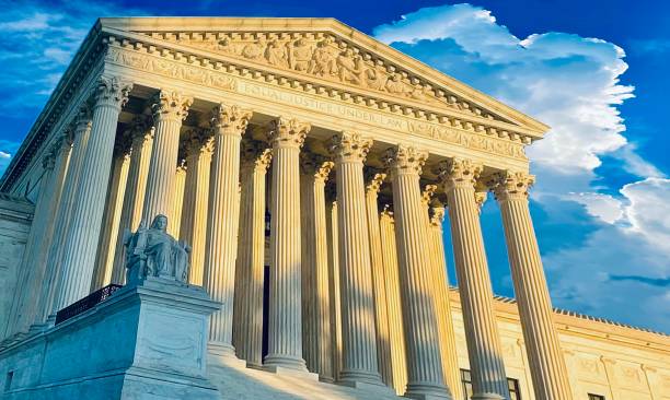 Supreme Court - Affirmative Action stock photo