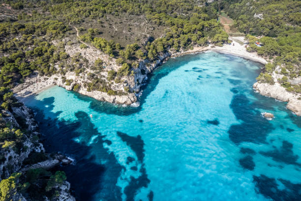 istock Landscape with Cala Macarella beach, Menorca island 1352524981