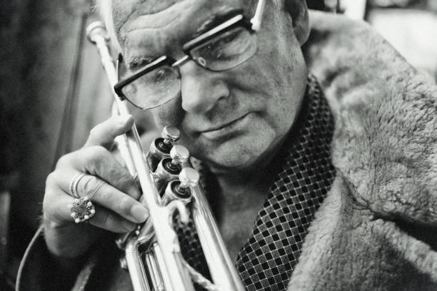 istock The trumpet player. 1352529463