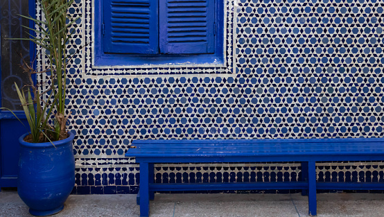 Window in the streets in Morocco