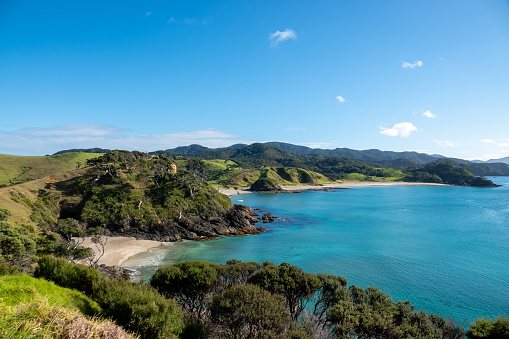 Bay of Islands area in New Zealand