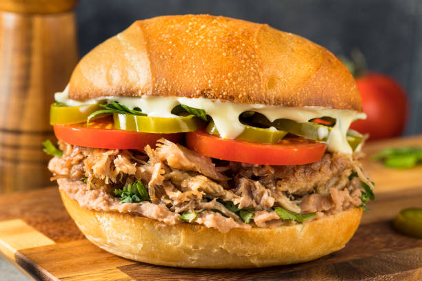 istock Homemade Mexican Pork Torta Sandwich 1352551448