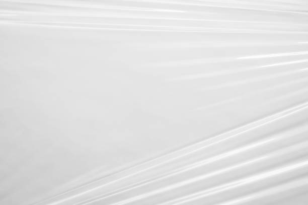 istock White transparent plastic film wrap texture background 1352553655