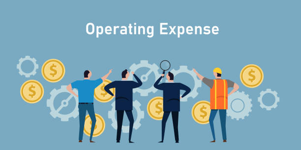 operational expense opex company operating cost businessman management operational expense opex company operating cost businessman management vector operating budget stock illustrations