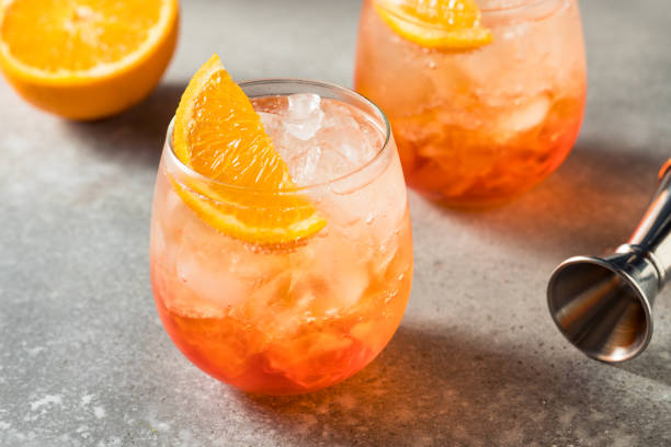 istock Refreshing Boozy Italian Spritz Cocktail 1352567456