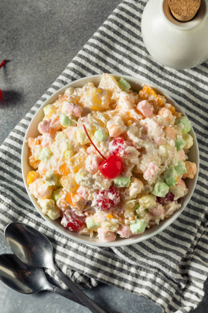 istock Sweet Colorful Marshmallow Ambrosia Salad 1352567471