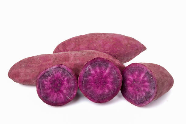 istock Japanese purple sweet potato 1352576188