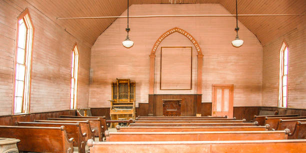 istock Abandoned Church - Old Mining Town 1352583645
