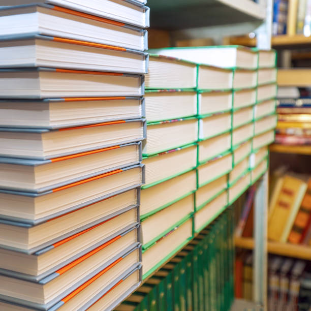 istock Books on a shelf in the library 1352588186