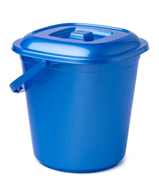 istock Single plastic bucket isolated on a white background 1352592799