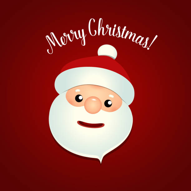 istock Christmas Greeting Card with Christmas Santa Claus. Vector illustration 1352600122