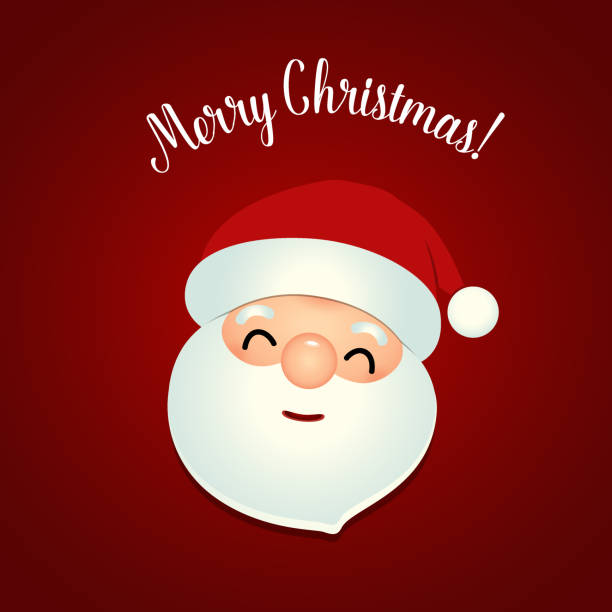 istock Christmas Greeting Card with Christmas Santa Claus. Vector illustration 1352600156