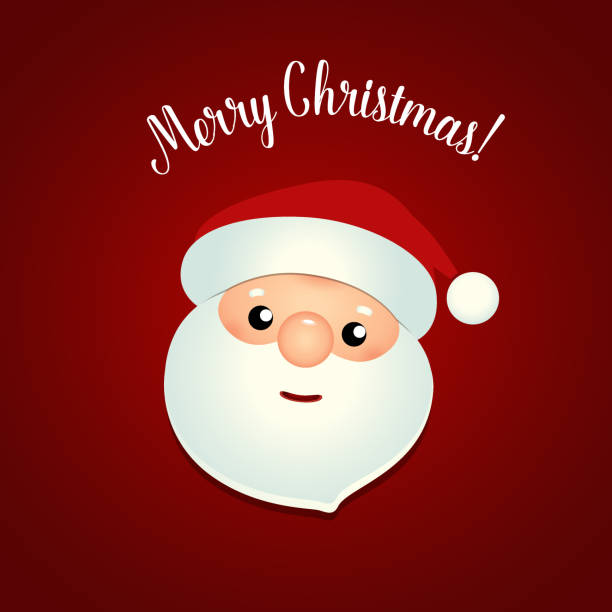 istock Christmas Greeting Card with Christmas Santa Claus. Vector illustration 1352600195