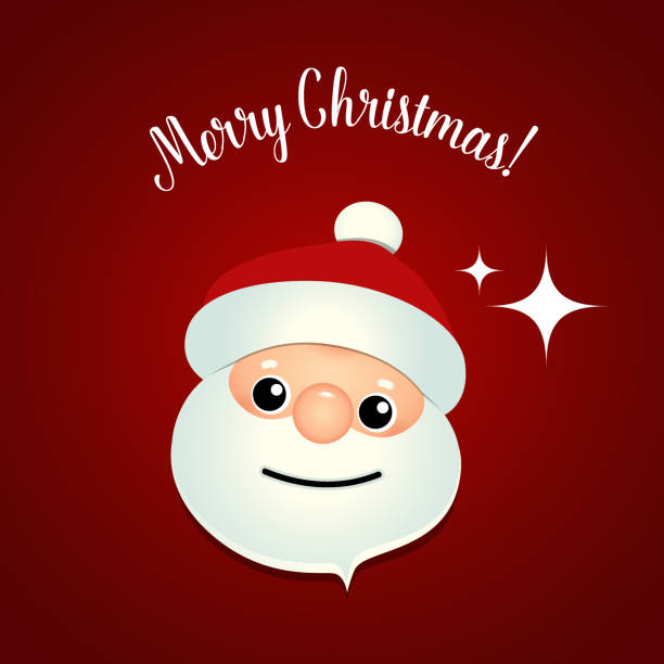 istock Christmas Greeting Card with Christmas Santa Claus. Vector illustration 1352600248