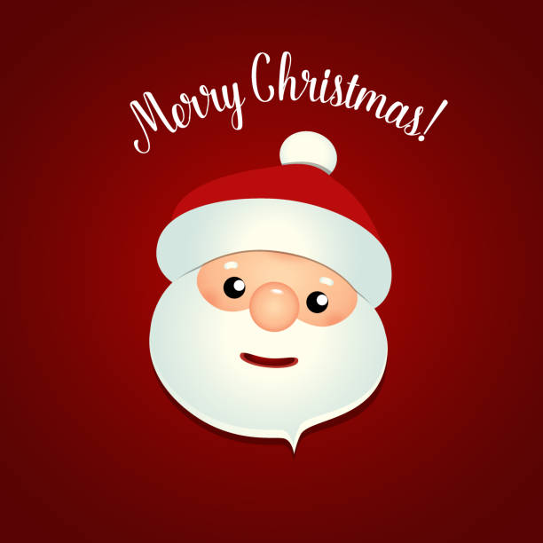 istock Christmas Greeting Card with Christmas Santa Claus. Vector illustration 1352601179