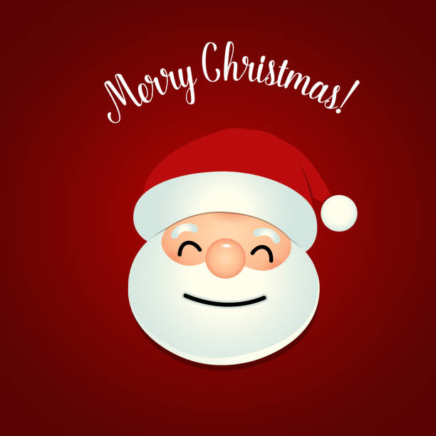 istock Christmas Greeting Card with Christmas Santa Claus. Vector illustration 1352601184