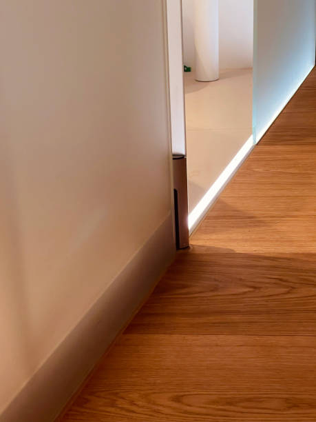 istock Shower glass partition and floor 1352607067