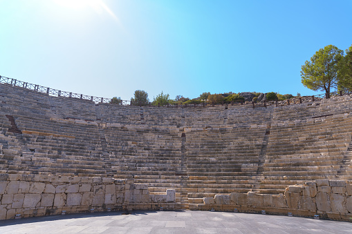 Ancient theater in ancient city Patara. Antalya, Turkey