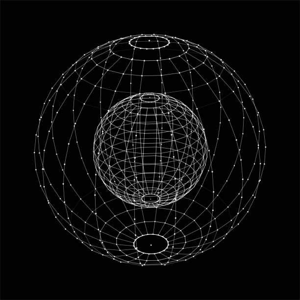 istock Abstract sphere of dots on dark background. Partial particles. Abstract noisy pulsating sphere. 3d rendering.Vector illustration. 1352613507