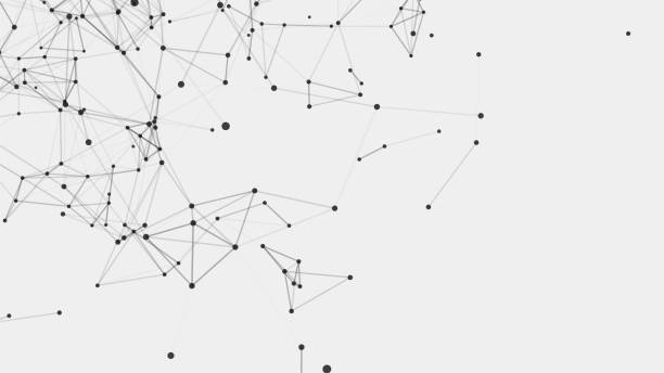 Abstract composition with connecting dots and lines and triangles on the backround. Plexus effect. Abstract composition with connecting dots and lines and triangles on the backround. Plexus effect. human genome code stock illustrations