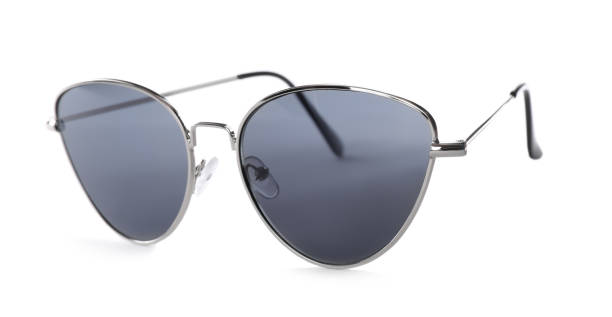 istock Stylish sunglasses isolated on white. Beach object 1352616705