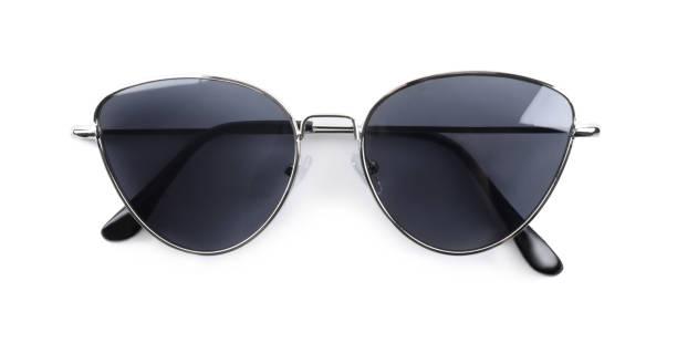 istock Stylish sunglasses isolated on white. Beach object 1352617656