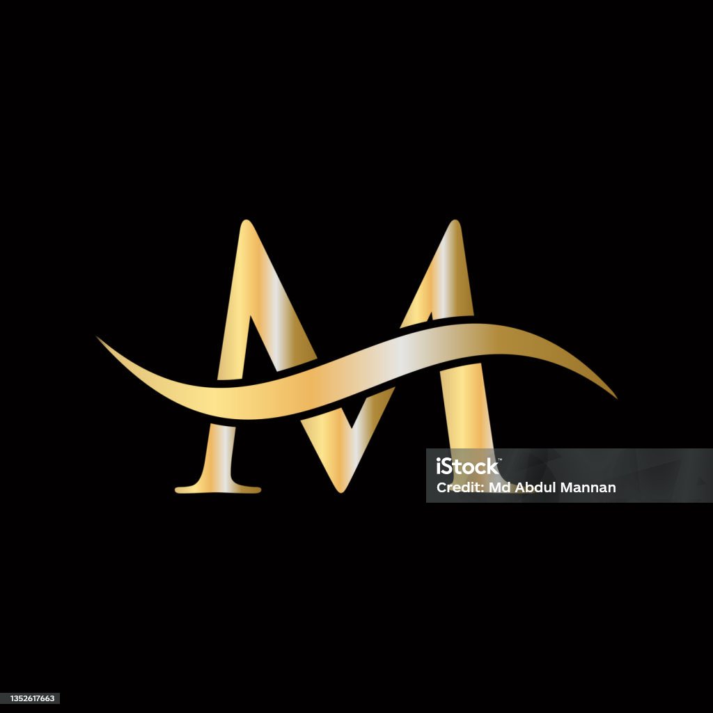 Abstract M Logotype Vector Template Letter M Logo Design Template ...
