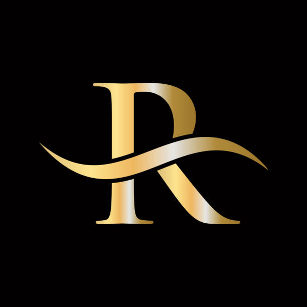 istock R Letter Logo with Golden Luxury Color and Monogram Design. R Letter Initial Luxurious Logo Template. Premium R Logo Golden Concept 1352617845