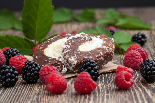 istock chocolate cake with creamy coconut filling 1352617915