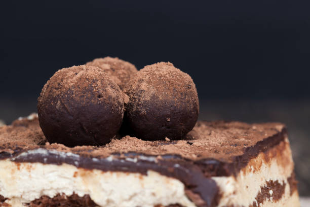 istock chocolate cake with buttercream , close up 1352617946
