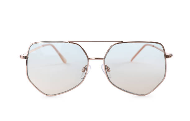 istock Stylish sunglasses isolated on white. Beach object 1352617966