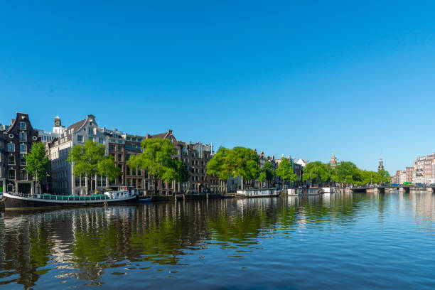 istock View on the the river Amstel, Amsterdam. 1352620817