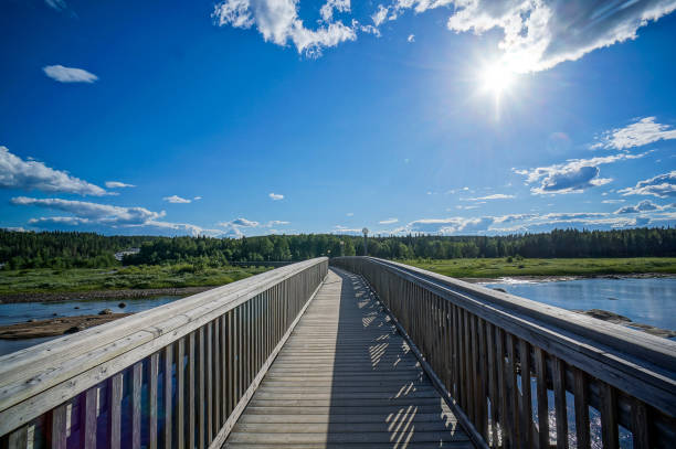 istock bridge over river, in Norway Scandinavia North Europe 1352621928