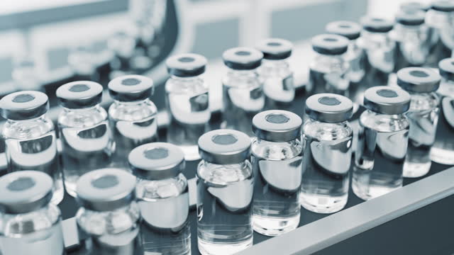 Vaccine production in a pharmaceutical factory for medicine