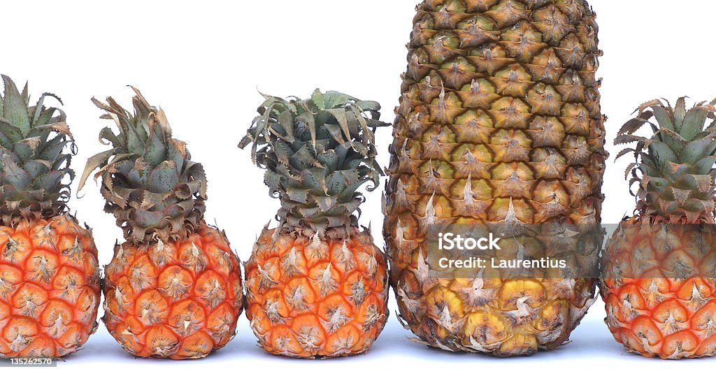 Der Ananas, dass nicht ganz Passform. - Lizenzfrei Ananas Stock-Foto