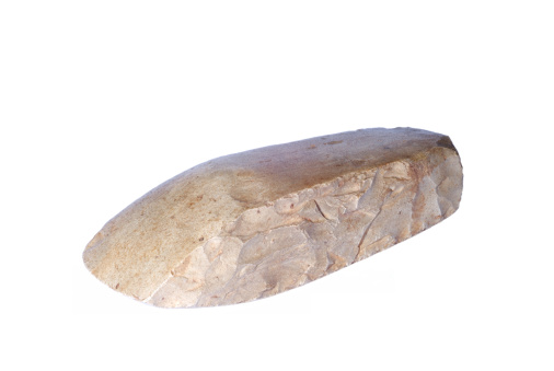 A neolithic stone axe (we have come far since then)