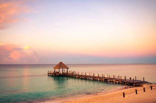 istock gazebo on the pier in the sea 1352651920