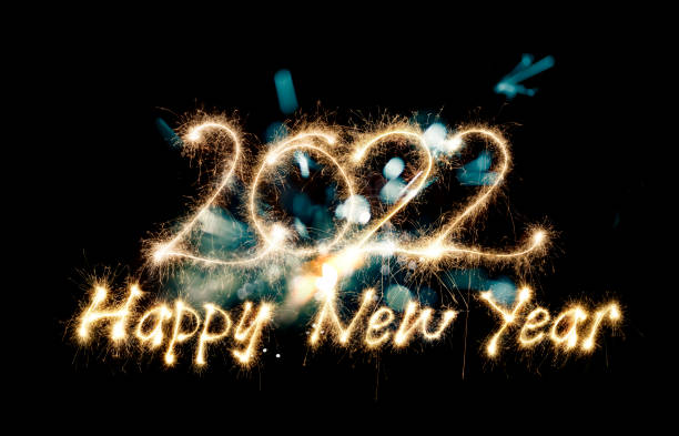 istock Sparkler Happy New Year 2022 With Fireworks 1352653267