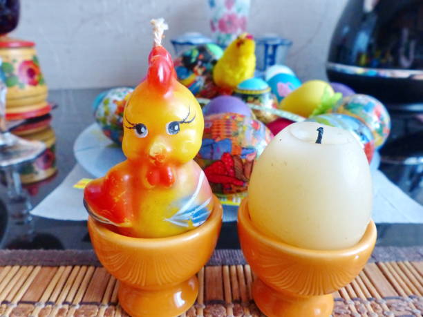 istock Easter cakes and Colorful Easter eggs - part of the passover meal. Easter Bright Sunday of Christ is the oldest and most important Christian holiday. 1352653909
