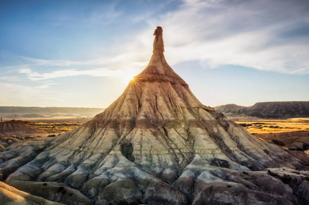 istock Castildetierra in Bardenas Reales at Sunset 1352657949