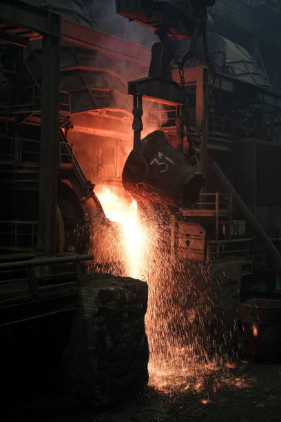 istock Metallurgical plant. Close-up. Vertical photo 1352658103