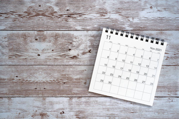 istock A simple calendar of November in 2021. 1352659778