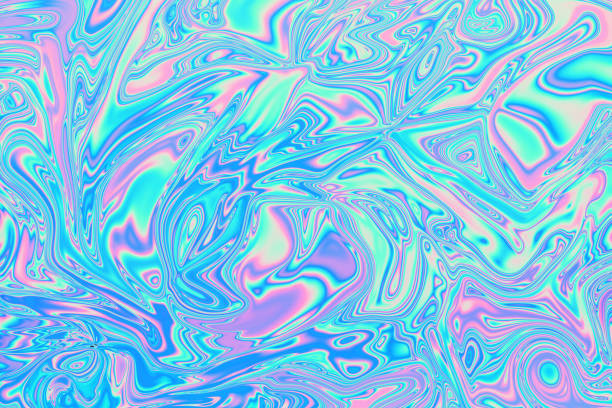 istock Simple multi colored holographic abstract gradient blur background for overlay graphic design, banner, poster, themes 1352666837
