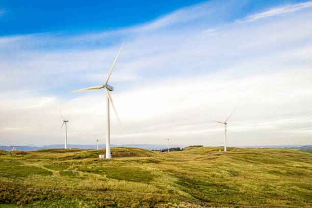 Wind farm in Ayrshire, Scotland