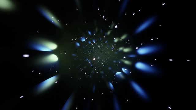Flying In Abstract Vj Endless Tunnel Seamlessly Looped