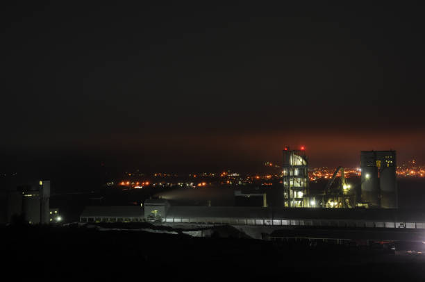 istock Panorama of oil refinery. 1352676612